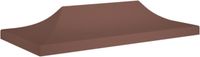 vidaXL - Partytentdak - 270 g/m² - 6x3 m - bruin