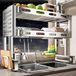Merkloos Afwasdroogrek - Gootsteen Organizer - Keuken Opbergen - Roestvrij Staal - 67-97 cm - Zilver