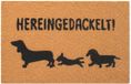 Merkloos Relaxdays Deurmat Kokos - Hereingedackelt - 60x40 cm - Antislip