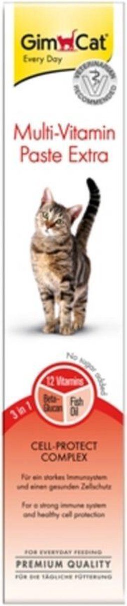 GimCat Multi-vitaminepasta - 10x50 gr - Voordeelverpakking