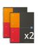 Oxford International Notebook A4+, kleine ruitjes, 5 mm, 160 pagina's, volledige omslag, grijs