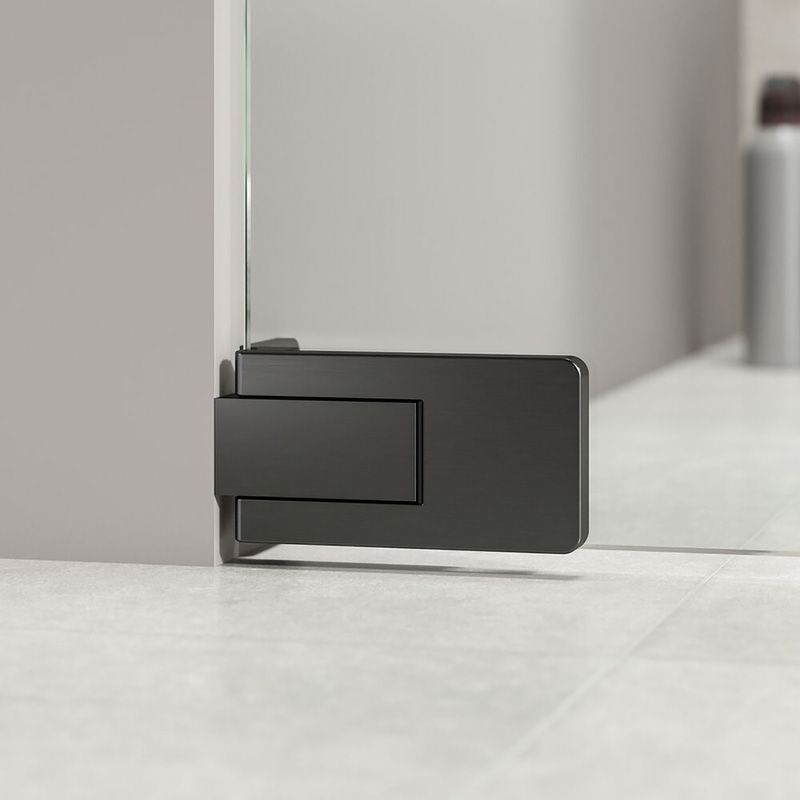 Sealskin Pure - Draaideur - Nis - 80x200 cm - Veiligheidsglas - Antikalk - Gunmetal Grijs