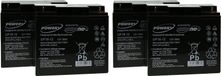 Powery Batterie gel-plomb pour USV APC RBC55