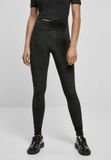 Urban Classics High Waist Velvet Dames Legging - Zwart - M