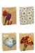TSI 88312 Geschenkzakjes van kraftpapier bloemen, verpakking van 12, afmetingen: groot (BxDxH 26 x 12 x 32 cm, zonder handvat)