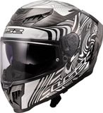 LS2 FF807 Dragon Enthum Zilver Integraalhelm - Maat 3XL - Helm