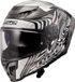 LS2 FF807 Dragon Enthum Zilver Integraalhelm - Maat 3XL - Helm