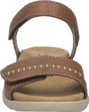 Josef Seibel Juliet 03 Dames Platte Sandalen Cognac Leer Klittenband 37