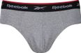 Reebok - Heren Sports Slip - 3 Pack - Maat L - Wiggins - Zwart/Grijs/Wit