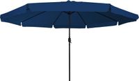 vidaXL Tuinparasol 394 x 394 x 248 cm Polyester en Staal Azuurblauw