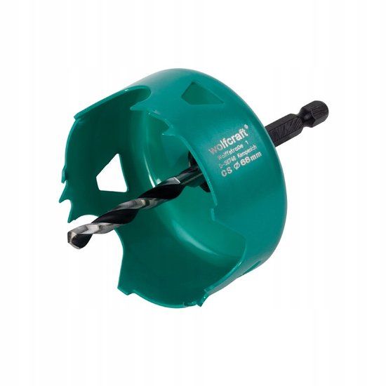 wolfcraft - Carbonstalen gatenzaag Ø 60 mm - 5966000