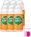 Happy Earth 6 x Déodorant Roll-On Rose Petitgrain - 75 ml