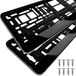 Xtrobb Kentekenplaathouder - 2x stuks - zwart - ABS - 53 x 14 cm