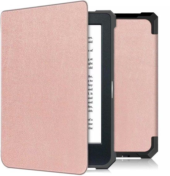 iMoshion Ploonk B.V. Ereader Hoes - Geschikt voor Kobo Nia - Rosé goud