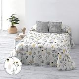 Belum Sprei Bouti, 100 g, bed 180 cm, afmetingen: 280 x 270 cm, stof: 100% biologisch katoen, 175 draden, Oeko-Tex-gecertificeerd, model: Santorin
