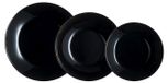 Luminarc service, 18 pièces - Assiettes en verre opale de haute qualité, idéales pour les fêtes et les occasions spéciales
