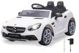 Mercedes-Benz Voiture électrique pour enfant SLC, blanc, 12V, plastique, 103 cm