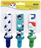 Fopspeenkoord.nl Set 3 stuks speenkoord Funky Animal