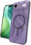 ZAGG Milan Snap Hoesje Geschikt voor Apple iPhone Air - Back Cover Compatibel met MagSafe / Qi2 - Gerecycled Materiaal - Grafeen - Glitt Whrl