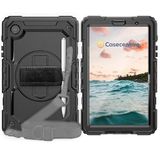 Casecentive Handstrap Pro Hardcase met handvat - Galaxy Tab A7 Lite 8.7 2020 - zwart