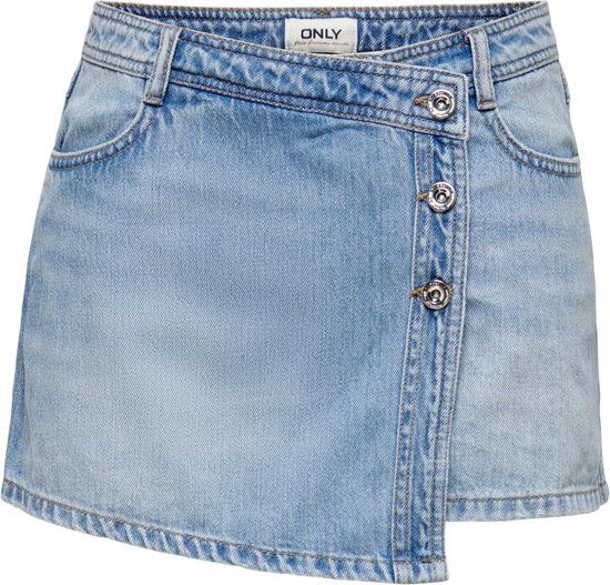 ONLY ONLLESLY REG LB DNM SKORT BJ NOOS Women's Skirt - Size S - Light Blue Denim