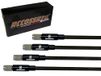 Slangen Accossato Slangen van gevlochten Black Carbon voor Volvo S60 2.5 D5 2005- (4 stuks)