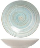 Billiet - Vanlaere 2x stuks assiette creuse ronde Turbolino bleu 21 cm