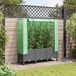 Maison Exclusive - Jardinière de jardin avec couverture de serre et roues 3 pc PP