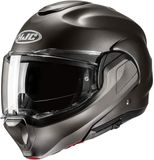 HJC F100 Solid Semi Flat Titanium Systeemhelm - Maat S