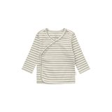 Noppies baby gestreepte longsleeve - groen/ecru
