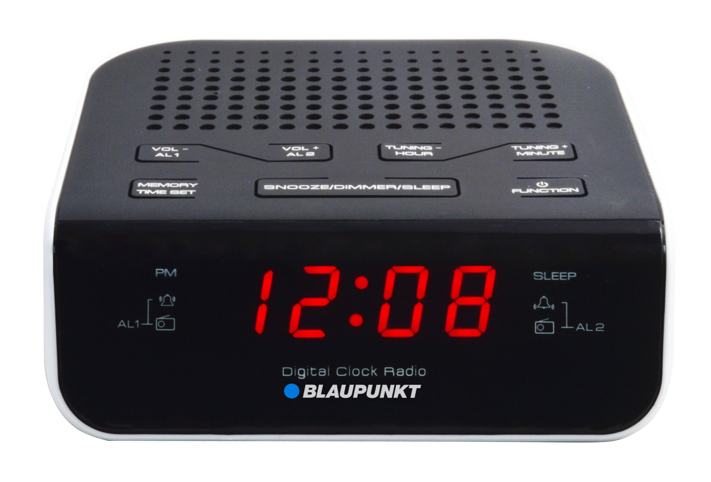 Blaupunkt CR5WH Klokradio - Zwart/Wit