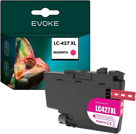 Evoke Brother LC427XLM Magenta XL Cartridge, 5000 Pagina's