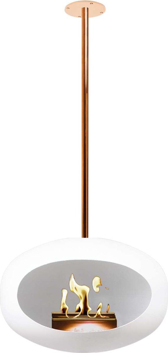 LeFeu Bio Ethanol Haardvuur - White Sky Gold 140cm