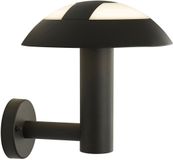 Searchlight Mushroom - applique murale extérieure - 17 x 30 cm - 15W LED incl. - IP44 - gris foncé