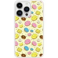 Apple Bedrukt siliconen hoesje compatibel met iPhone 14 Pro Donuts