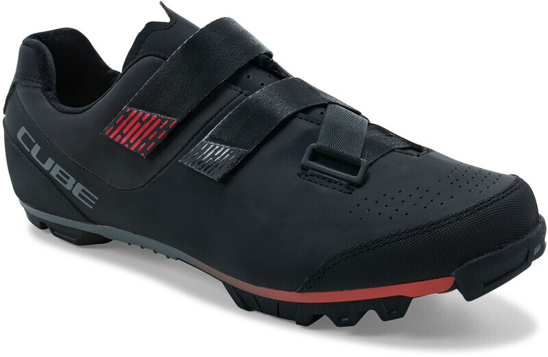 CUBE CUBE SHOES MTB PEAK BLACK/RED / black/red / Uni / EU 45 / 2024