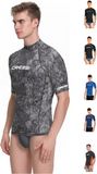 RASH CRESSI Rash Guard Man Camouflage Blue L/4 (52)