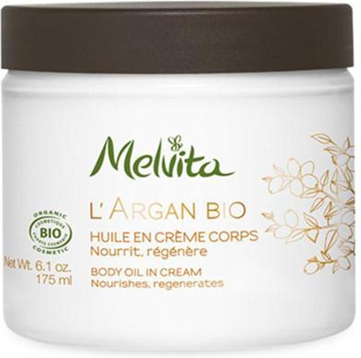 Melvita - Argan bio body oil in cream - 175 ml
