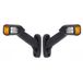 Wiltec Feux De Position Latéraux – 2x 4 Led 12 V – Forme Carrée – 182 X 140 Mm – Feux D’encombrement Gabarit – Éclairage Routier Pour Remorque Camping Car Camion