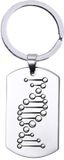 MC Living KadoExpress Sleutelhanger RVS - DNA