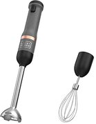 BLACK+DECKER KitchenWand multifunctionele keukenmachine, draadloos, handmixer, incl. kom en laadstation, compact en ergonomisch BCKM1011KGF-QW