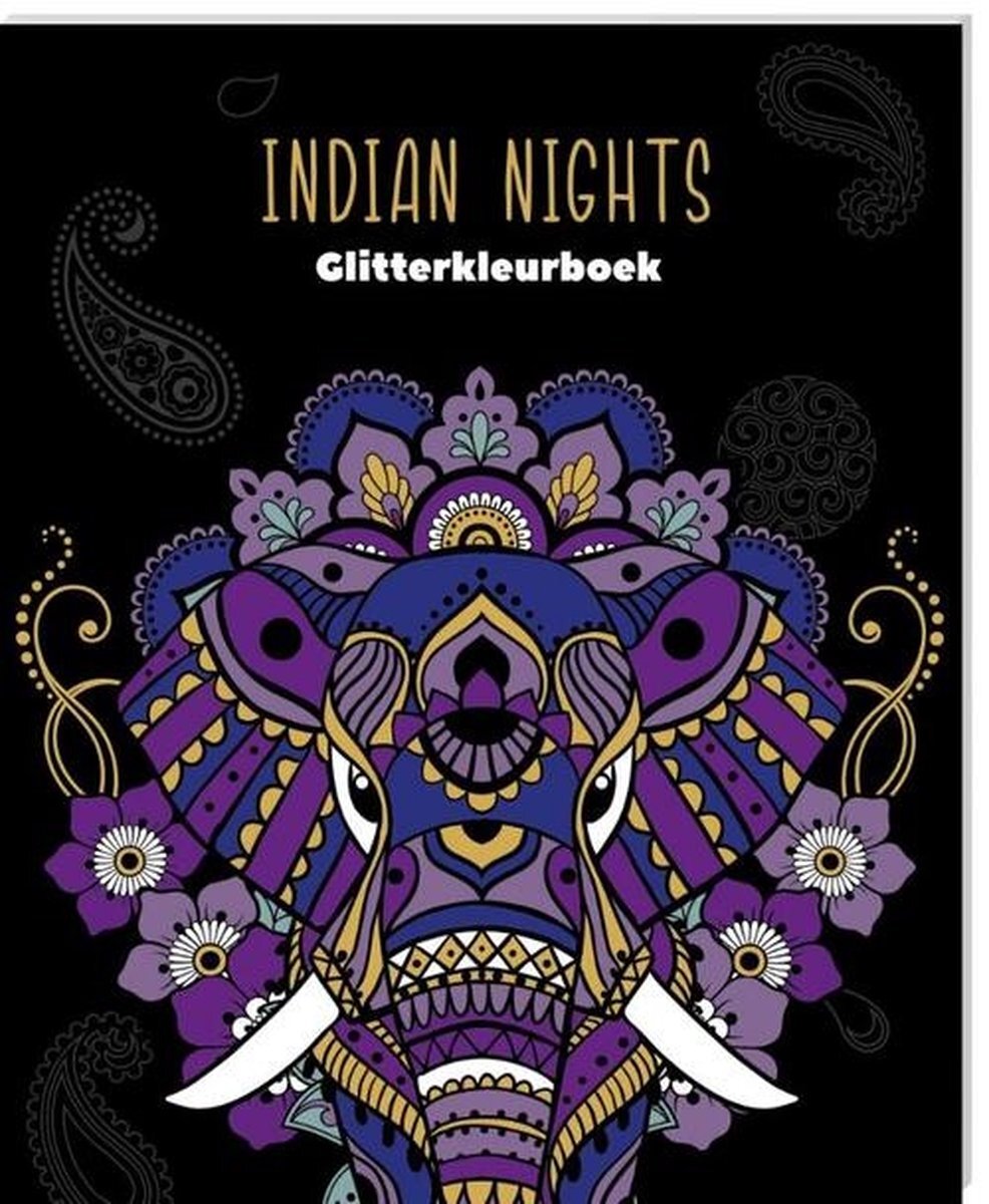 Interstat Glitterkleurboek - India by Night