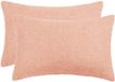 vidaXL - Kussensloop - Roze - 30 x 50 cm - Katoensatijn - 2 stuks