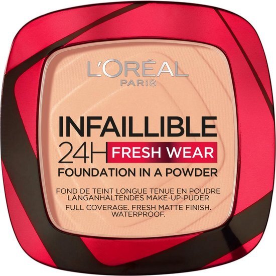 L'Oréal Infaillible 24H Fresh Wear Foundation in a Powder - 245 Golden Honey - Foundation en poeder in één - 8gr
