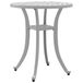 vidaXL Tuintafel ø 48x53 cm gietaluminium wit