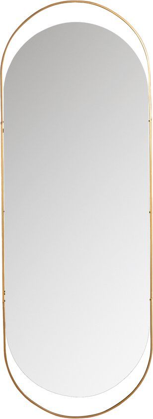WOOOD Sanou Oval XL Mirror - Antique Brass - 168x60cm