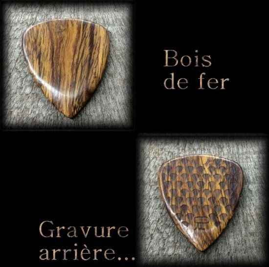 Riki Iron Wood Plectrum 3.00 mm