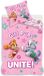Paw Patrol peuterdekbedovertrek Skye & Everest Roze 100 x 135 cm Katoen