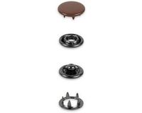 Prym Drukknopen Jersey 12 mm donker bruin