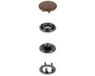 Prym Drukknopen Jersey 12 mm donker bruin